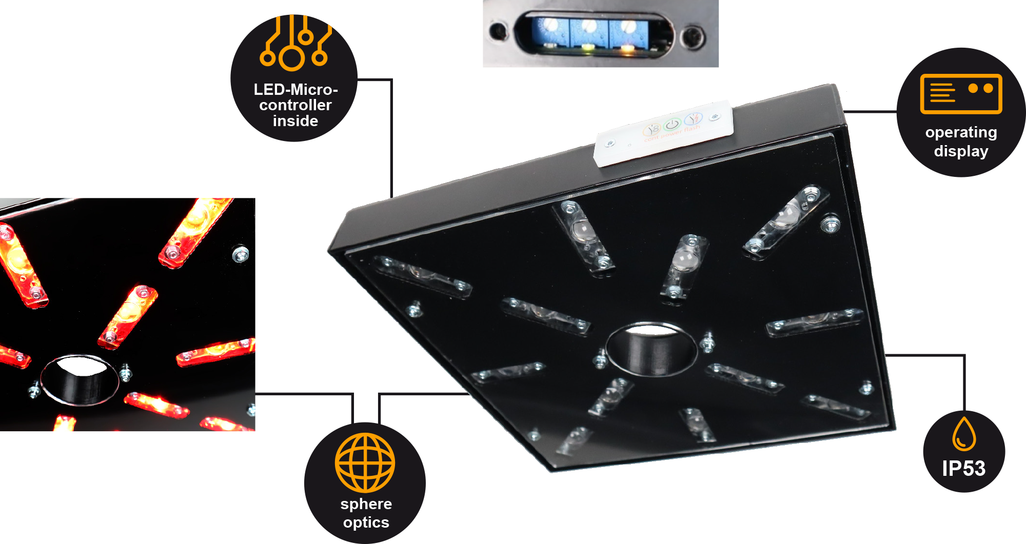 Focusor als punktgenau helle LED Beleuchtung für die industrielle Bildverarbeitung